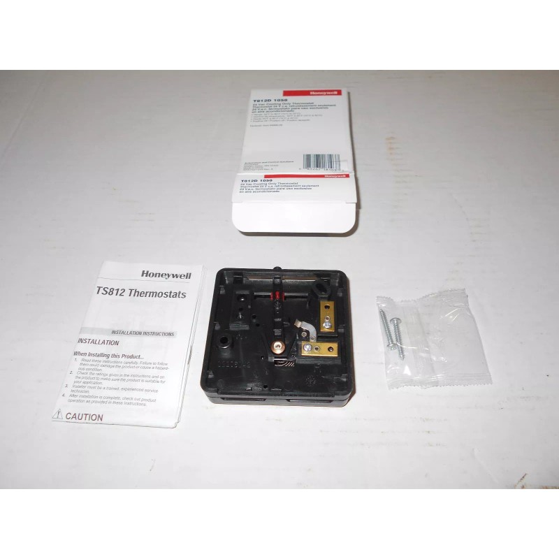Honeywell *RV HONEYWELL 24 VAC COOLING ONLY THERMOSTAT T812D 1058