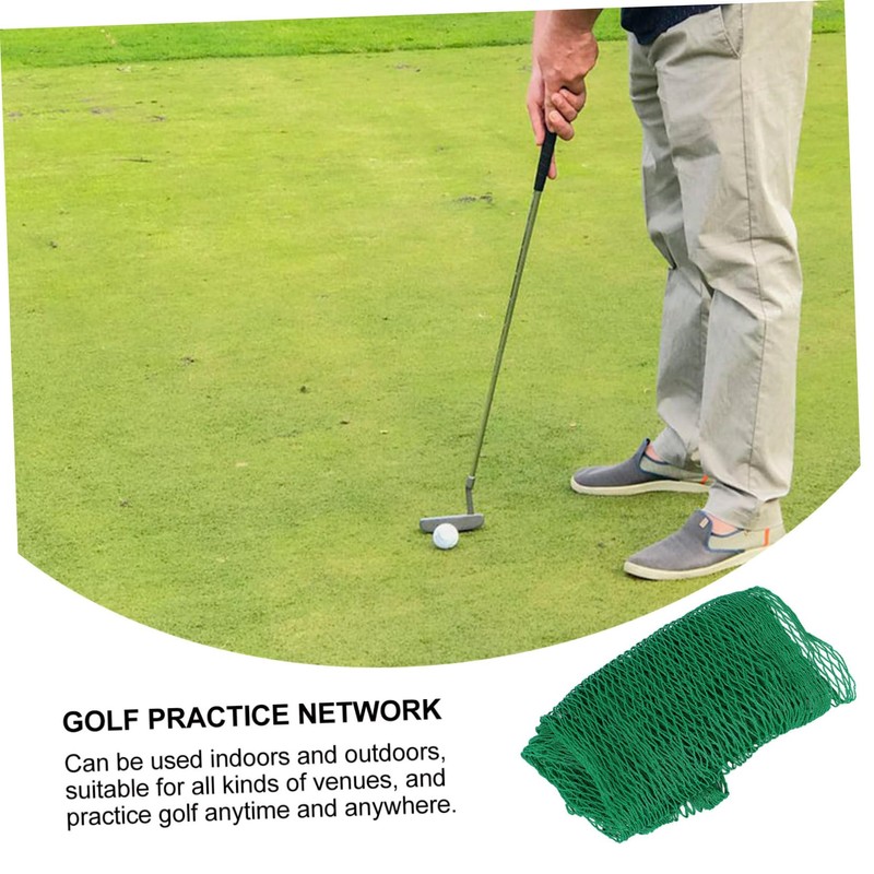 Kisangel Golf Practice Net 2m x 2m Golf Nylon Net