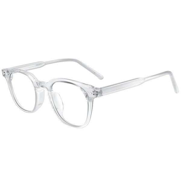 Dollger - Gafas cuadradas de bloqueo de luz azul para