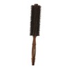 IWOWHERO Mens Round Hair Brush Roller Comb Wood Bristle Brush