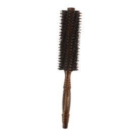 IWOWHERO Mens Round Hair Brush Roller Comb Wood Bristle Brush Hair Comb for Men Women Styling Tool for Curls