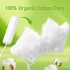 Tellove Tampons with 100% Organic Cotton Core - 16 Count(16