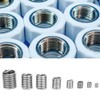 200pcs 304 Stainless Steel Thread Insert M3-M12 Inner Thread Insert