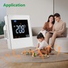 Wengart 24V Digital Thermostat WG538,Indoor Thermostatic Control,Weekly Programming,Colorful Display Suitable