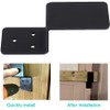 2x4 Door Barricade Brackets| Door Barricade Closed Bar Holder| Heavy