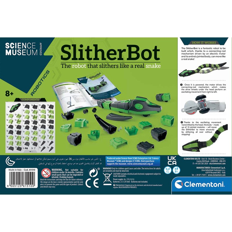 Clementoni 61510 Science Museum Slither Bot for Children, Ages 8