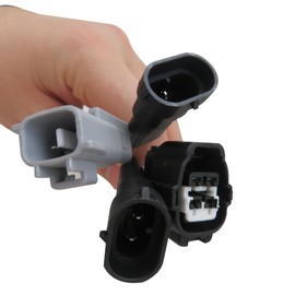 GruDawu Black Front Set of 2 LED Headlight Conversion Connect Wires Adapters for 2016-2020 Toyota Tacoma