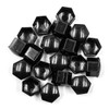 NUZAMAS 20Pcs Wheel Nut Caps 17mm Black Wheel Nut Covers