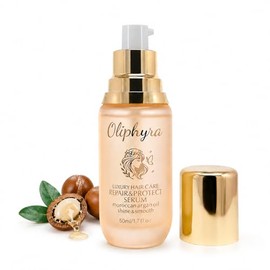 Aceite para el cabello sin peso, argán y jojoba, 1.7 onzas líquidas | Weightless Shine, Argan, Jojoba & Camellia Oil, Frizz Control, Heat Protection, 