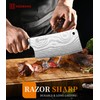 KEEMAKE Meat Cleaver Knife 7-Inch Razor Sharp High Carbon Steel