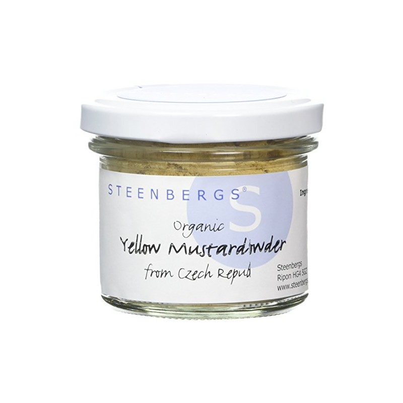 Steenbergs Organic Yellow Mustard Powder Standard Jar 48g