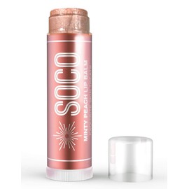 SOCO Botanicals Organic Tinted Lip Balms (Minty Peach)