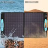 SOKIOVOLA 100W Portable Solar Panel for Power Station,ETFE Portable Foldable
