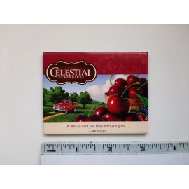 CELESTIAL SEASONINGS Magnet--Black Cherry Berry artwork