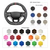 MEWANT Steering Wheel Cover for Ford Explorer ST 2020-2023 Hand-Stitched