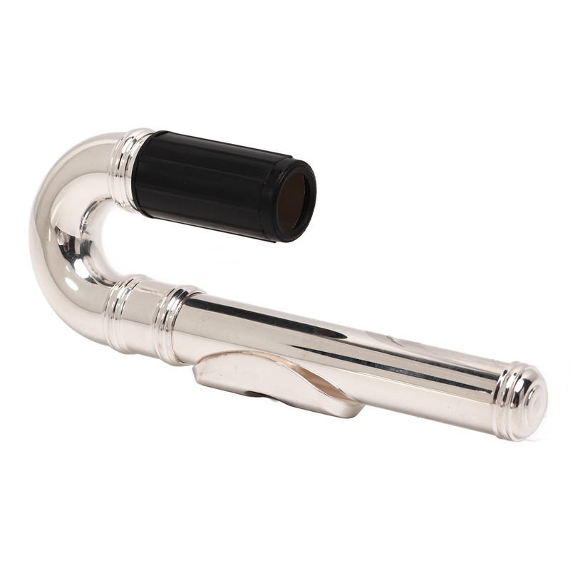 Flute Curved Head Joint Mouthpiece Replacement Metal Woodwind Instrument Accessories