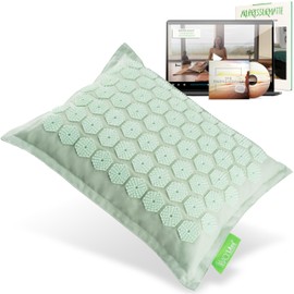 BACKLAXX ® Acupressure Pillow - Acupressure Neck Pillow for Tension Shoulder, Neck, Back and Foot - Acupressure Pillow for Headaches and Migraines - Acupressure Pillow Neck (Glacier Mint)