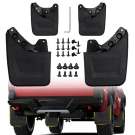 Upgraded Mud Flaps for 2024 2025 Toyota Tacoma Front & Rear Splash Guards No Drilling Required with Hardware Included (Fits Crew Cab/Extended Cab)