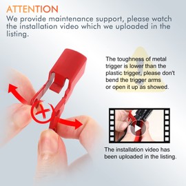 Metal Trigger Switch Button Replacement for Dyson V10 V11 SV12 SV14 Vacuum Cleaner Power Switch Button Repair Accessories with Trigger Lock