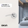 Okun Brook 1 Pack Privacy Door Handle for Bathroom and
