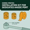 Corro-Protec Powered Anode Rod Installation Kit with Teflon Tape, 1-1/16