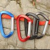 Carabiner Clip Climbing Safety Lock Aluminium Alloy D Shaped for