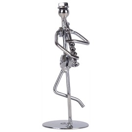 Home Decor Hierro Fundido Cables y tornillos Estatua/Figura decorativa, Clarinet, 1