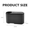 Adunsiaoto Leak-proof vehicle trash can, waterproof automotive trash can, mini