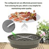 Molgoc Self-Watering Base with Visible Water Level,5-Pack,Keeps Leaves and Flying