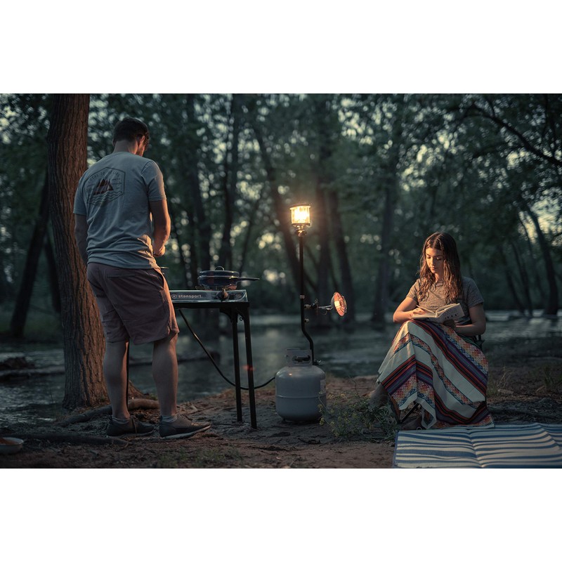 Stansport Portable Outdoor Propane Radiant Heater (195),Black