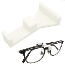 AllBright Wall Hanging Glasses Stand, Wall Hanging, No Conspicuous Holes, Bedroom, Glasses, Storage, Rental, Plasterboard, Glasses Holder, Eyeglass Stand, Sunglasses Display, For 1 Stand, White