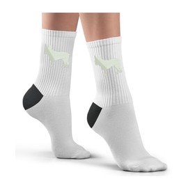 Hippowarehouse French Bulldog Logo Socks Printed Childrens 26.5cm breathable Novelty Sock Gift