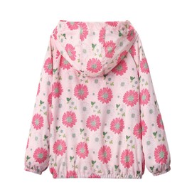 WELAKEN Lightweight Jacket for Girls Kids & Toddler II Girls'Print Water-Resistant Jacket