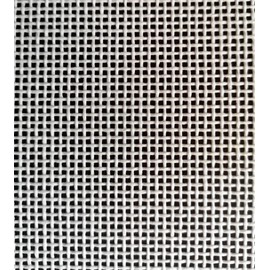 Zweigart Orange Line Blank Mono Deluxe 10-Mesh White Needlepoint Canvas 20" X 18"