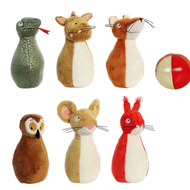 Aurora - Gruffalo - Juego de Bolos Gruffalo de 8