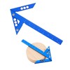 Measuring Tool Carpenter's Ruler, 45° 90° Line Ruler Made of