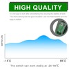 DAOKAI Toggle Switch On/Off DPST 30A Green Luminous LED Switch