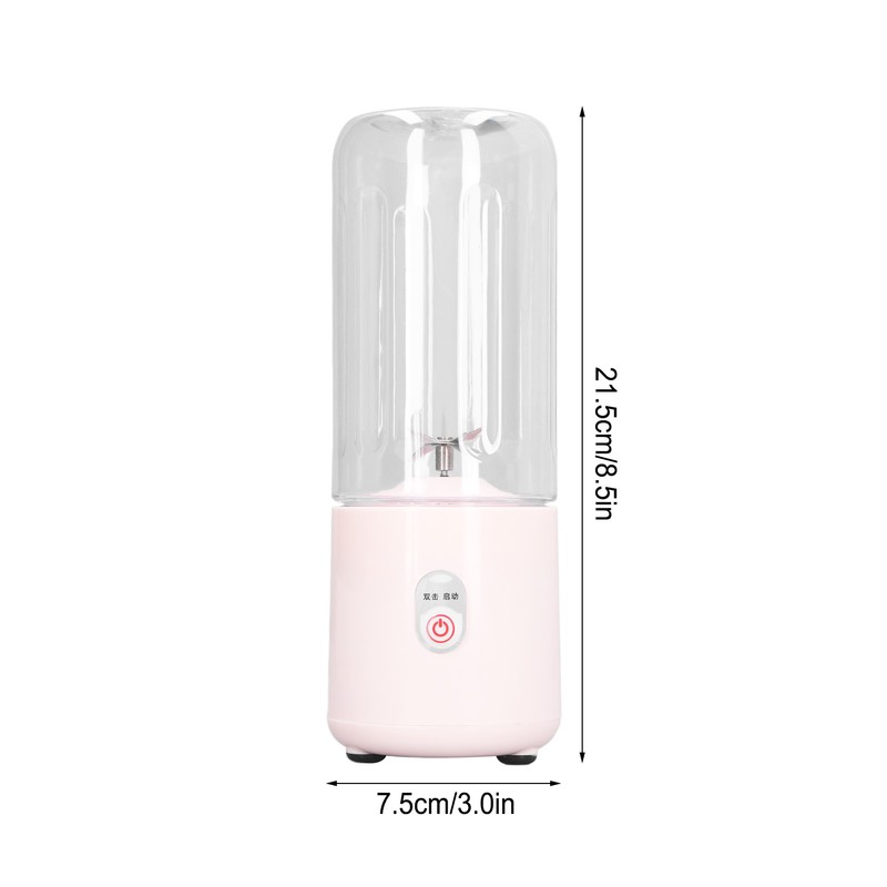 Portable Blender 6 Blades USB Rechargeable Multifunction Mini Fruit Mixer