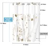 WITHLOC No Hook Shower Curtain with Snap in Liner -