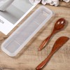 Utensil Holder for Lunch Box, 2 Pcs Clear Utensil Case