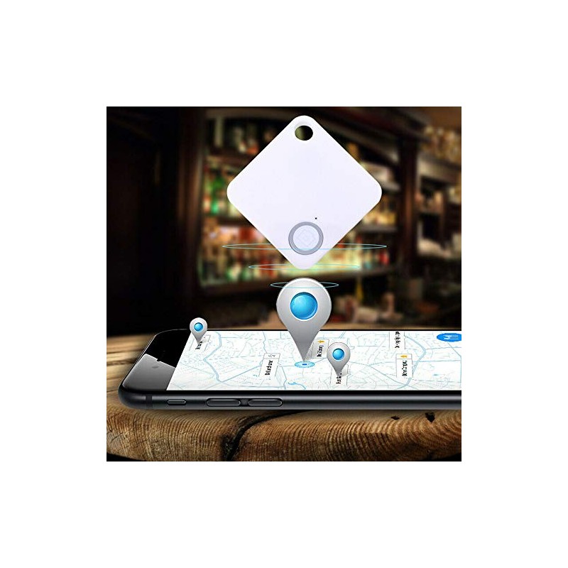 Riloer 4 Pack Mini Bluetooth GPS Tracker Device Car Engine