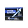 Conquest 1/2" x 4-1/2" Zinc Plated Wedge Anchors (Box of