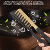 Electric Heating Comb WetDry Use Hair Straightening Hot Brush Hairdressing