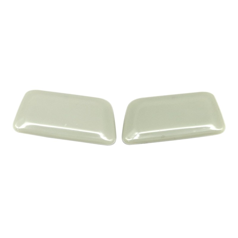 GXARTS 2Pcs Left and Right Grey Headlight Washer Spray Nozzle