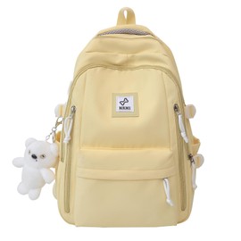 ZESU Korean Backpack, Commuting to School, Large Capacity, High School, Women's, Girls, Students, Work, Girls, Rucksack, Elementary School, Casual Bag, Backpack, Girls, Travel, School, Outdoors,
