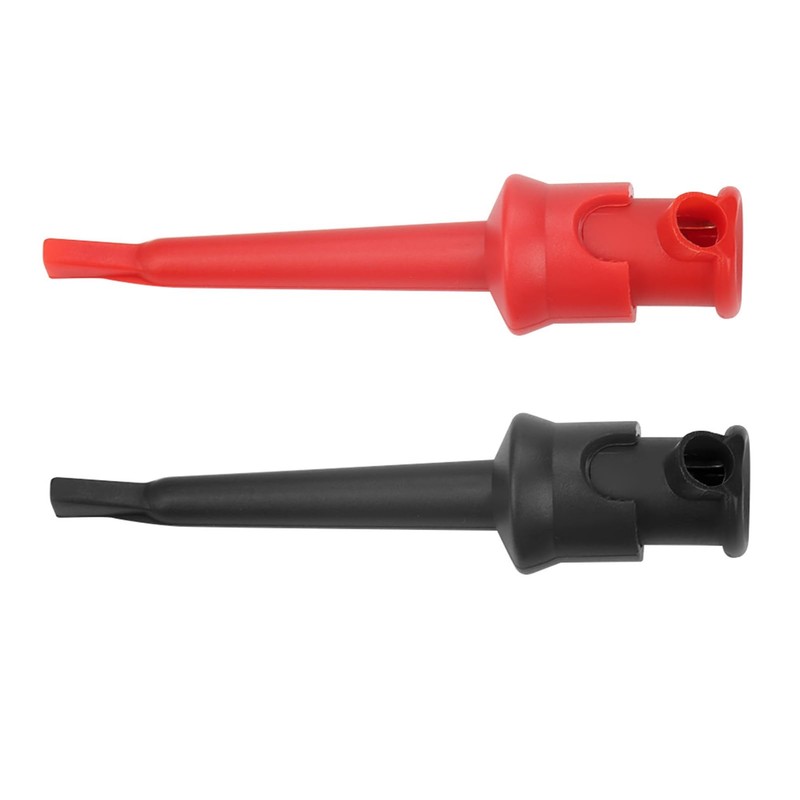 10Pcs Test Hook Clips, P5002 Mini Grabber Clips with Safety