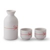 Fukubeya Mino Ware Celebration Sake Tokkuri Inokuchi Set - 1