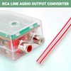 RCA Audio Output Converter: Speaker to Line Converter - Convert