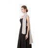 olyrjie - Bufandas de gasa suave para vestidos de noche,