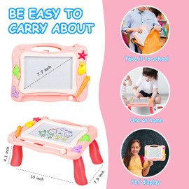 Magnetic Drawing Board for Kids, Magna Writing Doodle Table Gifts,Learning Educational Kids Toys for Girls Boys Birthday